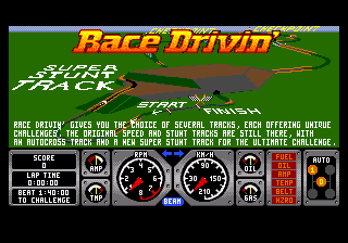 RaceDrivin MD TitleScreen.png