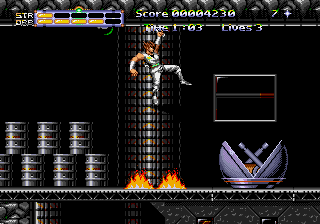 Strider Returns MD, Stage 1 Boss 2.png