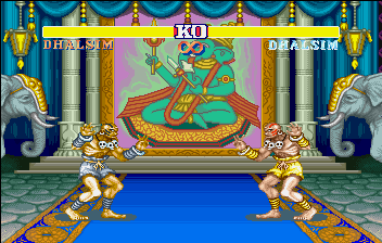 Street Fighter II Hyper Fighting Saturn, Stages, Dhalsim.png