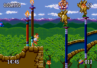 Bubsy II, Stages, Richard the Swinehearted.png