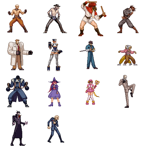 Groove On Fight, Sprites.png
