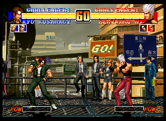 King of Fighters 96 Saturn, Stages, Shujinkou Team.png
