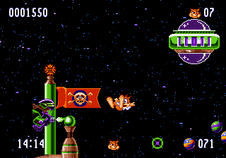 Bubsy II, Stages, Mighty Morphin' Bobcat Dangers.png
