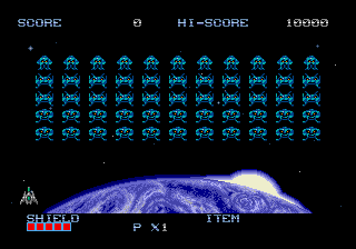 Space Invaders 90, Stage 1.png