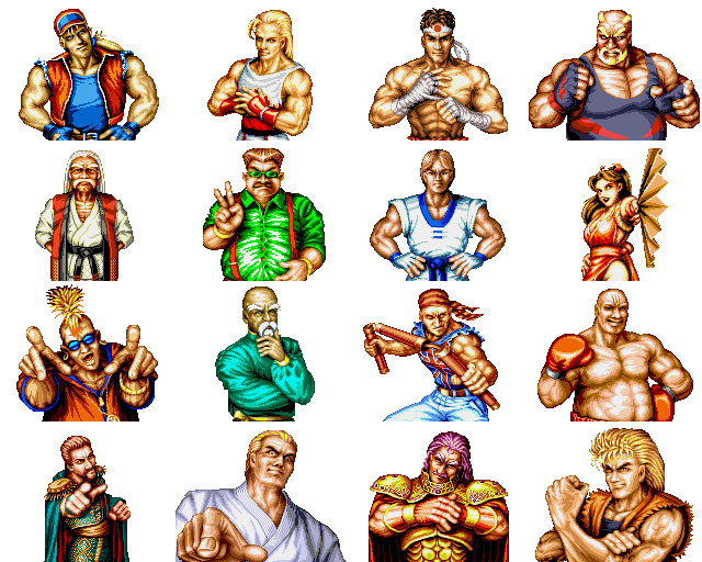 Fatal Fury Special CD, Characters.png