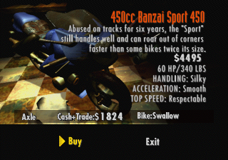 Road Rash Saturn, Bikes, Rat, Banzai Sport 450.png