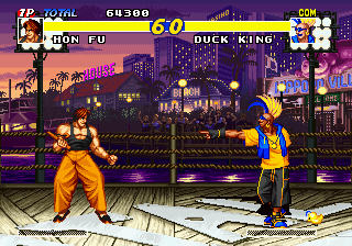 Real Bout Garou Densetsu Saturn, Stages, South Town Sound Beach 2.png