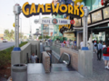 GameWorks LasVegas entrance underground.png