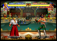 King of Fighters 96 Saturn, Stages, Boss Team.png