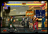 King of Fighters 96 Saturn, Stages, Shujinkou Team.png