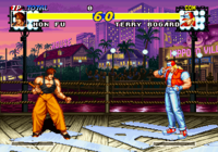 Real Bout Garou Densetsu Saturn, Stages, South Town Sound Beach 1.png