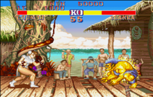 Street Fighter II Hyper Fighting Saturn, Gameplay.png