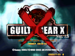 Guilty Gear X Ver 1-5 Atomiswave JP Title.png