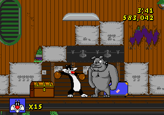 Sylvester and Tweety in Cagey Capers, Stage 3.png