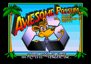 AwesomePossumPrototype MD TitleScreen.png