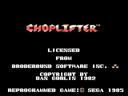 Choplifter SG1000 Title.png
