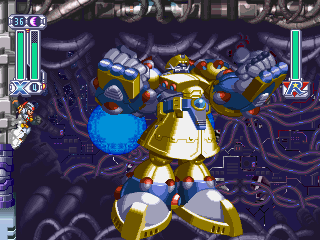 Mega Man X4, Stages, Final Weapon 1 Boss.png