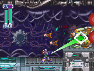 Mega Man X4, Weapons, Aiming Laser Fire.png