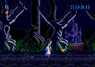 Beauty and the Beast Belle's Quest, Stages, The Forest Maze.png