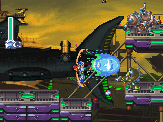 Mega Man X4, Stages, Space Port.png