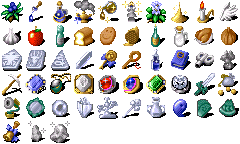 Shining the Holy Ark, Items.png