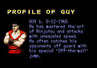 Final Fight CD, Profiles, Guy US.png