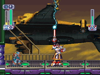 Mega Man X4, Stages, Space Port Boss.png