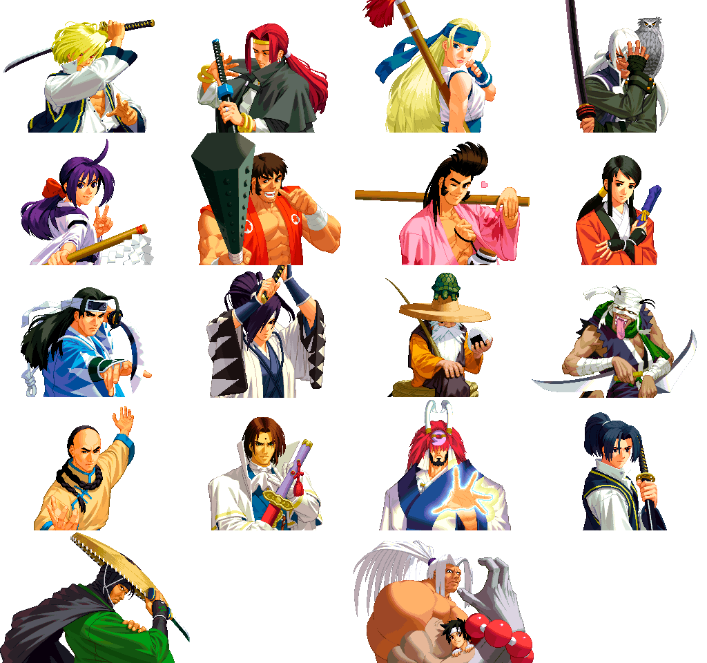 Last Blade 2 DC, Characters.png