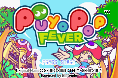 PuyoPopFever GBA Title.png