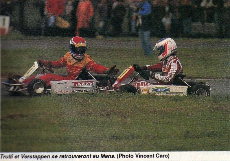 1991CIK-FIAWorldKartingChampionship (JosVerstappen, JarnoTrulli; Formula K).jpg