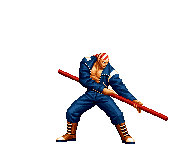 King of Fighters 97 Saturn, Sprites, Billy Kane.gif