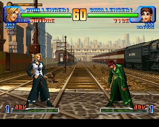 King of Fighters Dream Match 1999 DC, Stages, USA Yard.png