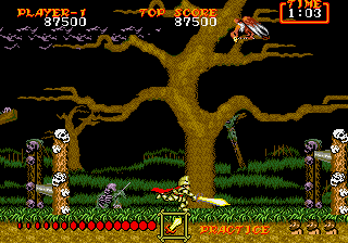 Ghouls'n Ghosts MD, Weapons, Super Sword.png