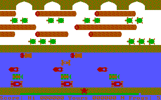Frogger IBMPC Gameplay CGA Palette2.png