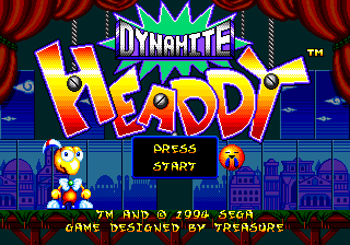 DynamiteHeaddy MD US TitleScreen.png