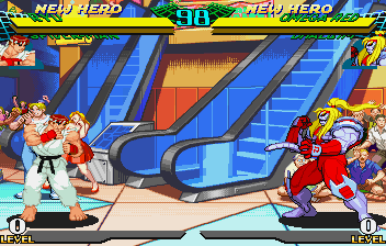 Marvel Super Heroes vs Street Fighter, Stages, Mall Mayhem.png