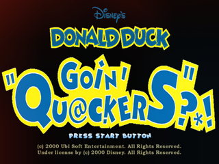 Disney's Donald Duck Quack Attack, Title Screen US.png