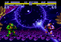 Teenage Mutant Ninja Turtles Tournament Fighters, Stages, Mirage Planet.png