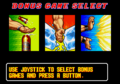 Art of Fighting MD, Bonus Game Select.png