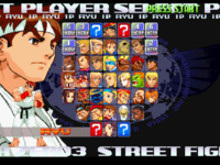Street Fighter Zero 3 DC, Character Select.png