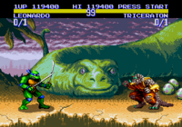 Teenage Mutant Ninja Turtles Tournament Fighters, Stages, Ancient Planet.png
